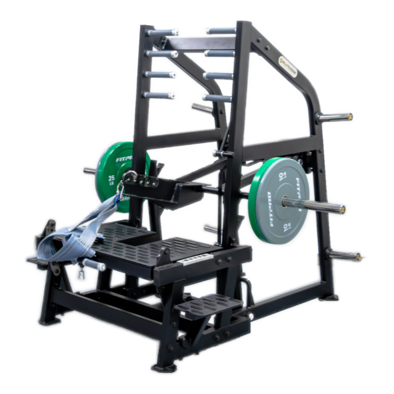 Commercial Belt squat machine for glutes and legs, plate loaded, heavy duty commercial grade png