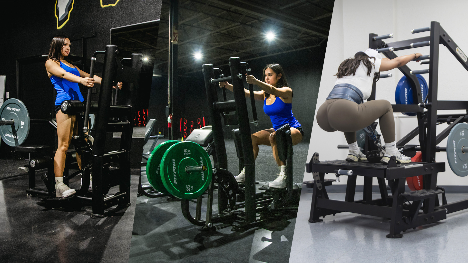 How Much Protein Do You Really Need for Glute Growth? What Studies Say 5 Women training on GluteZone standing hip thrust and belt squat machines