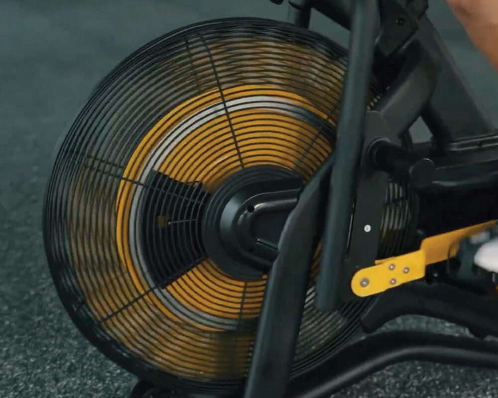 Hyperon Air Bike for high intensity training like HYROX Air Resistance Fan