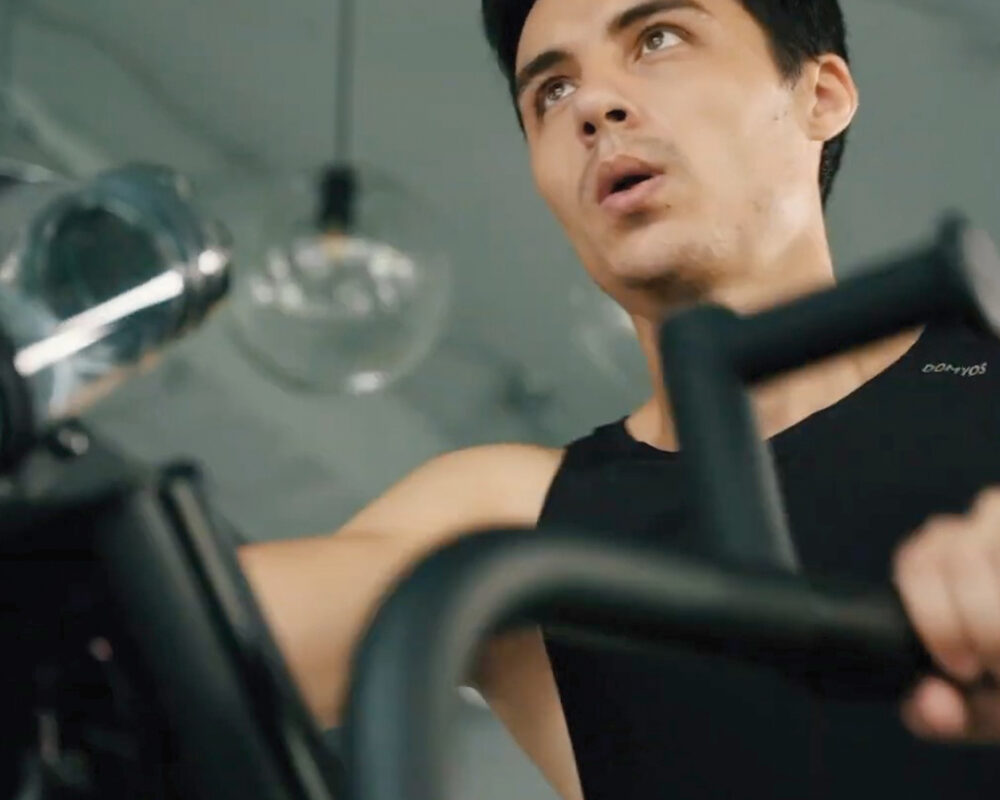 Hyperon Air Bike for high intensity training like HYROX training perspective