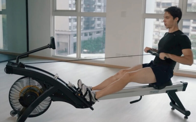 Hyperon Air Rower commercial grade for gyms functional training for hitt and Hyrox man training open