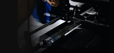 16-point seat adjustment rail on the GluteZone Hip Thrust Machine