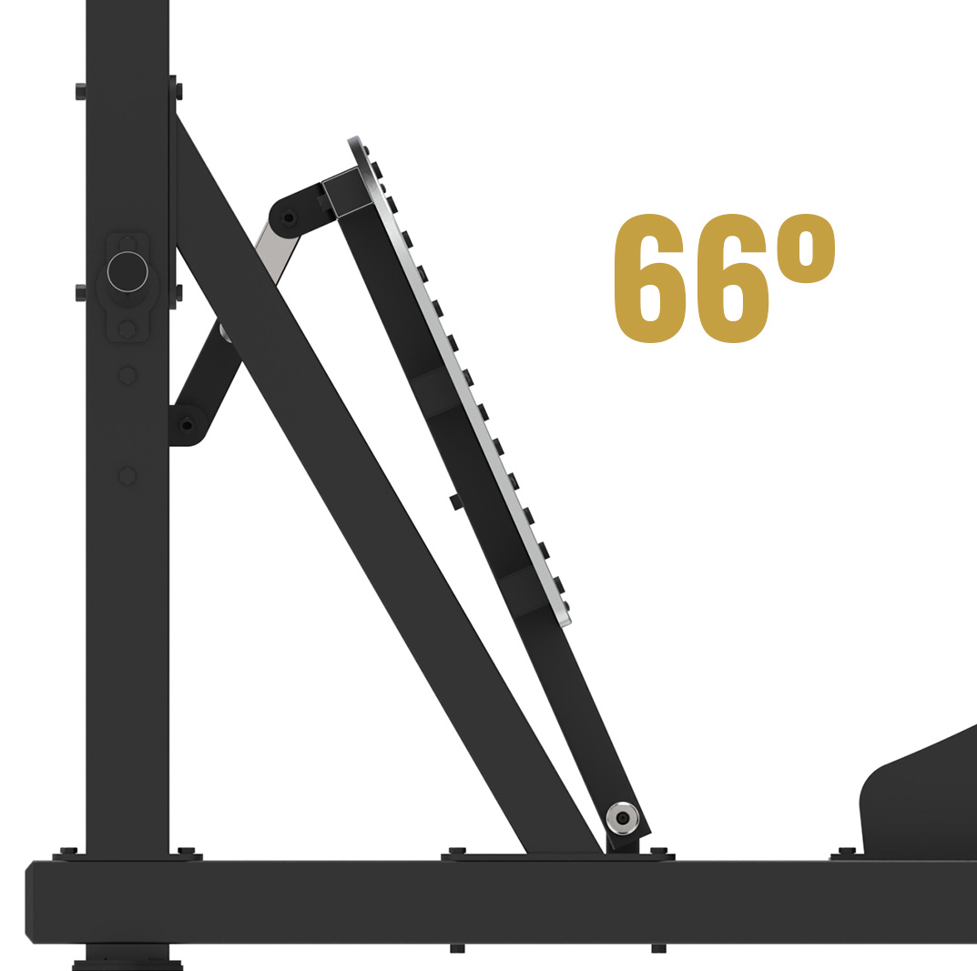 Pendulum Squat angle footplate1