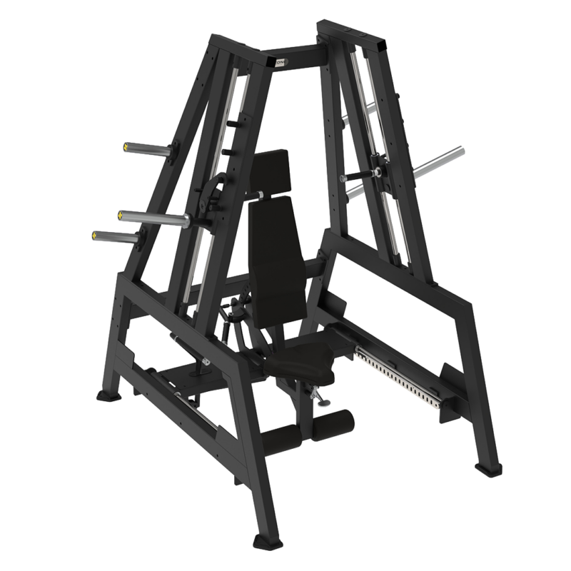 GluteZone Power Smith commercial chest and shoulder press machine for gyms